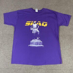 VTG Shaquille O'Neal 2000 NBA MVP T-Shirt Purple Adult 2XL Lakers Basketball Y2K